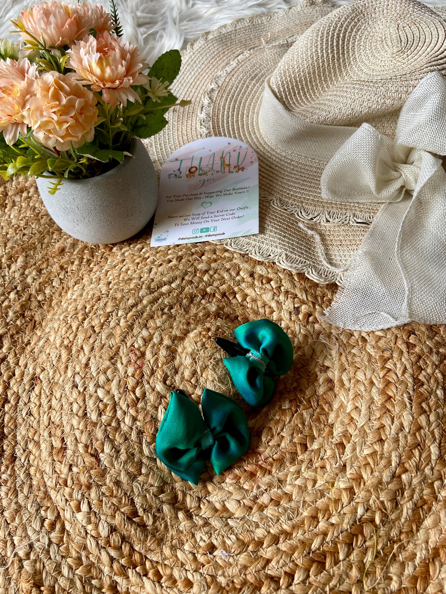 Peacock Bow Romper
