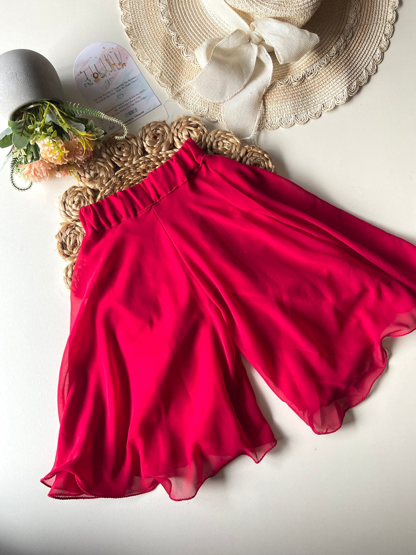 Embroidery Thread Work Peplum Co-ord Set