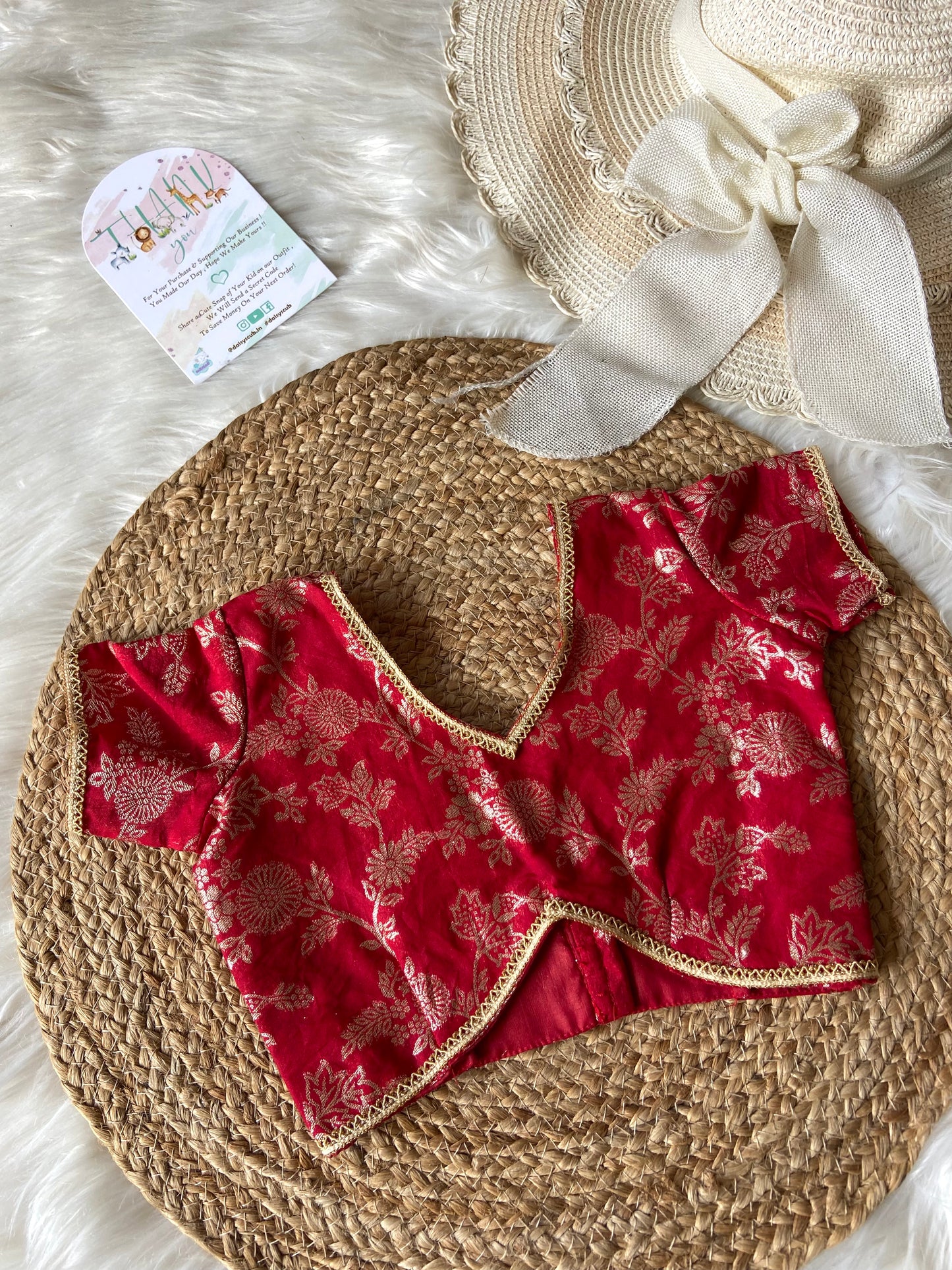 Red Banarasi Heavy Daman Lehenga