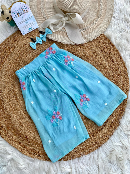 Mul Chanderi Floral Coord Set