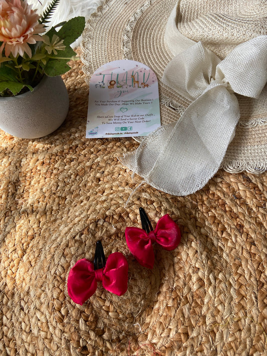 Space Silk Dark Pink Hair Pin