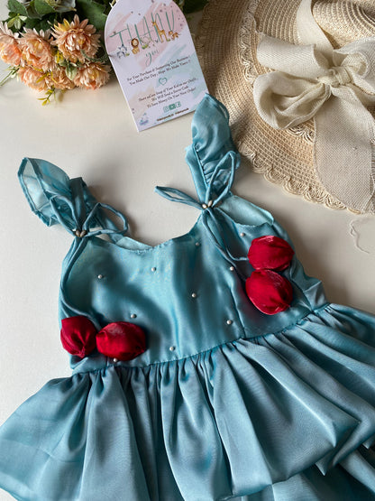 Two layered Tulip Designer Frock