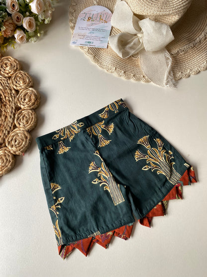 Ajrakh Maroon combo Pure Cotton Coord set