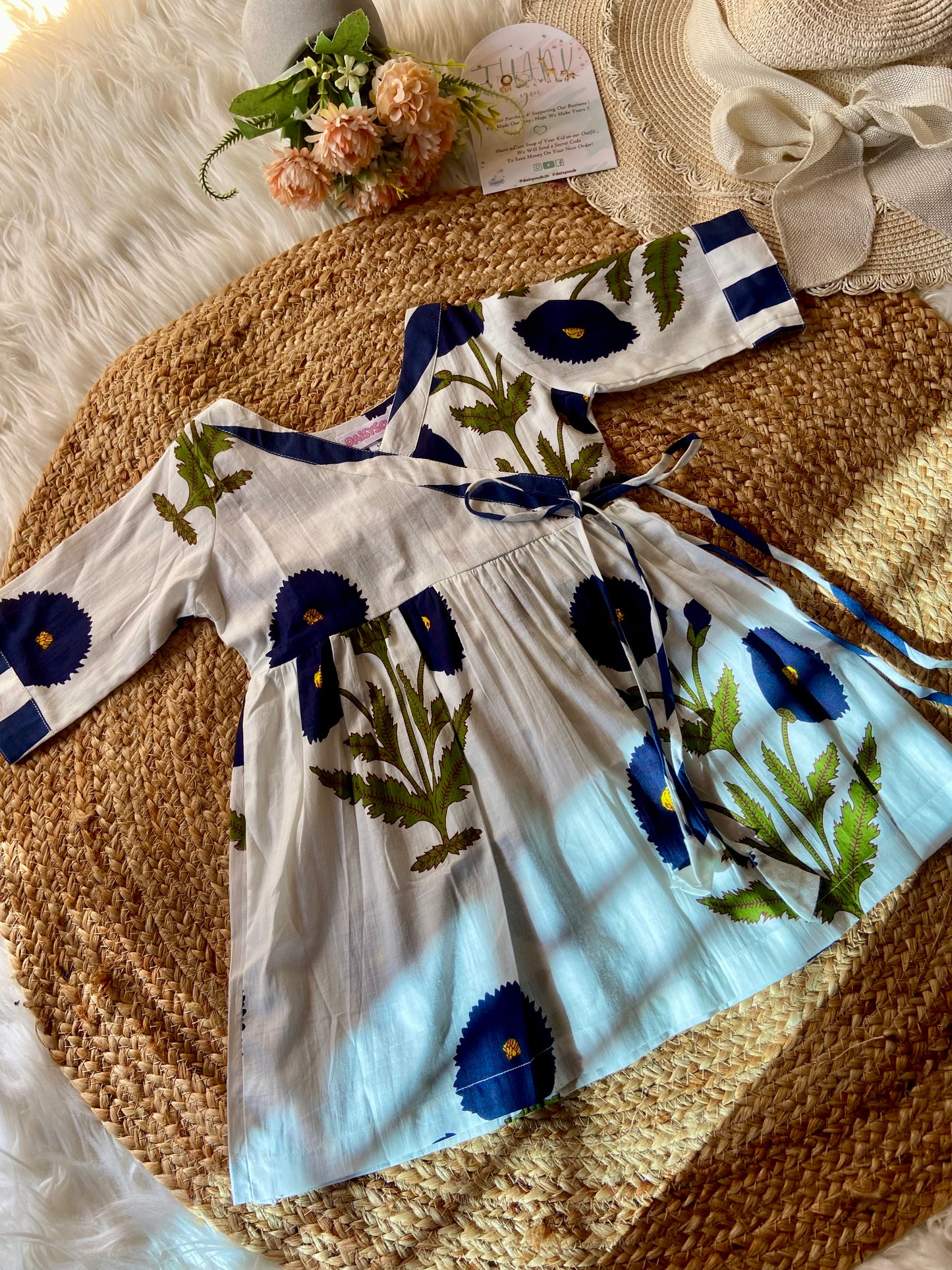 Mul Cotton Floral Anarkali in 2 Colours