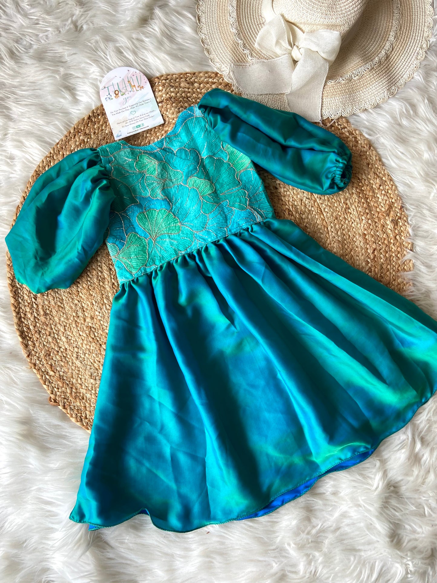 Peacock Chinnon A line Frock
