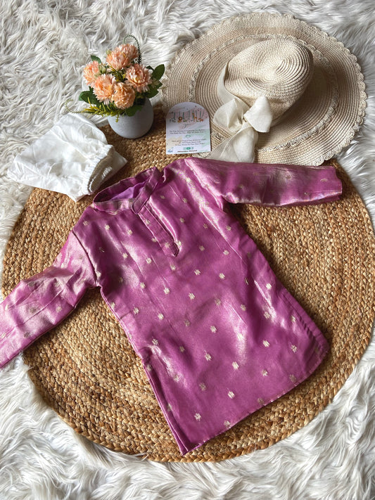 Tissue Butti Kurta Set