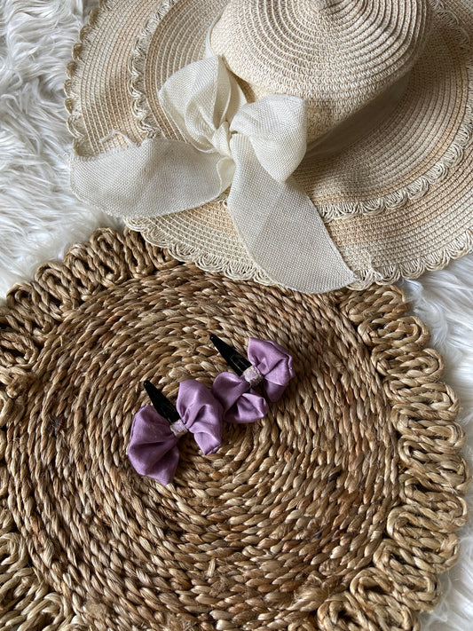 Lilac Tissue Hair pin