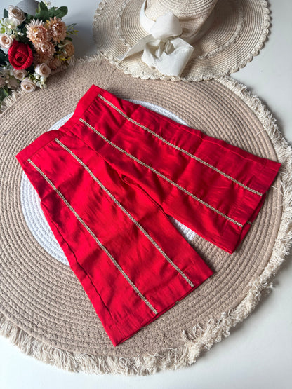 Bandhani Ghungroo Coin Top with Palazzo in 2 Colours