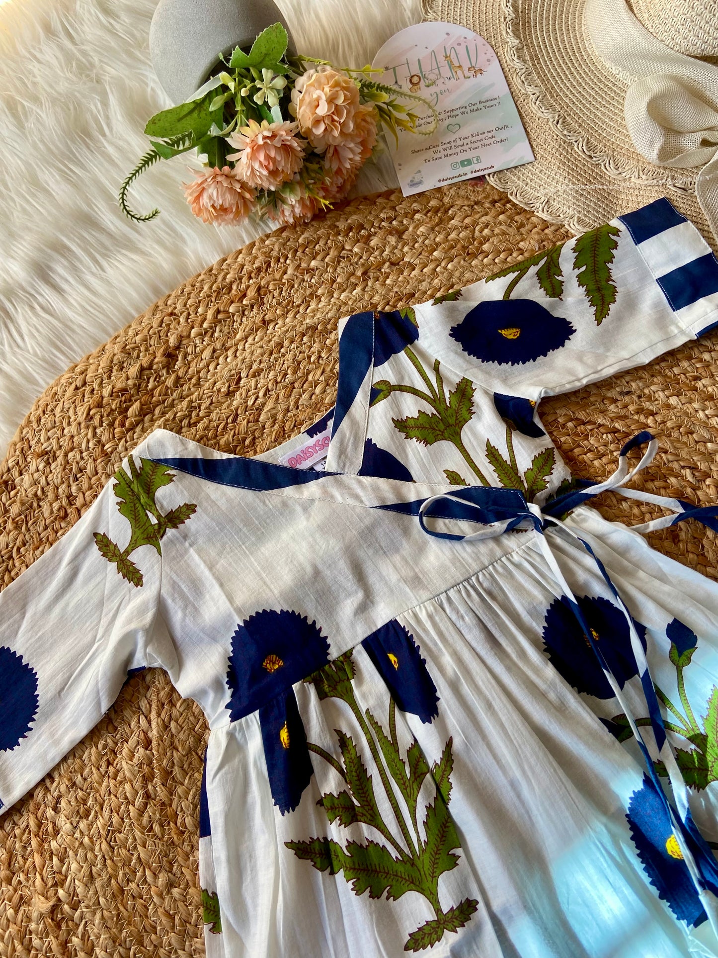 Mul Cotton Floral Anarkali in 2 Colours