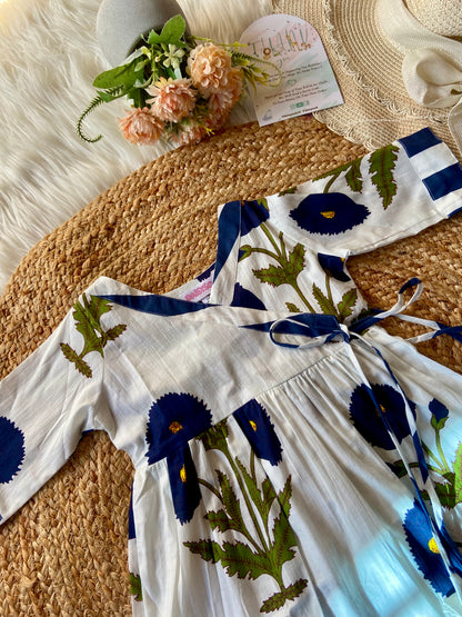 Mul Cotton Floral Anarkali in 2 Colours