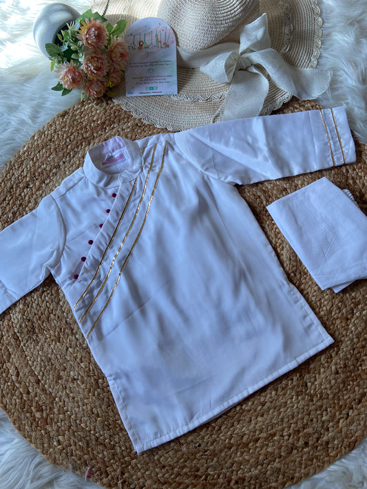 Designer Modal Cotton Lace Kurta set