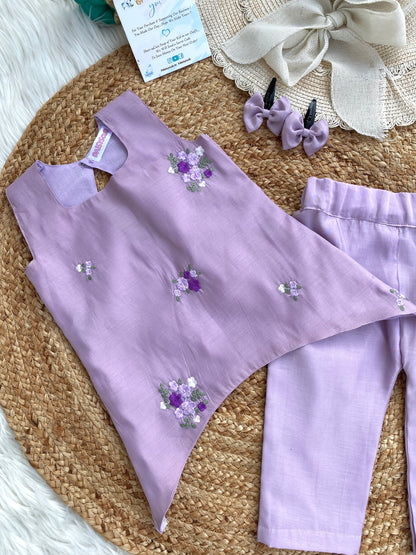 Mul Chanderi Aline Coord Set