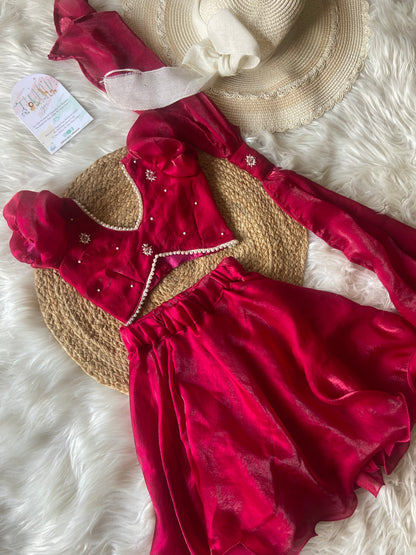 Space Silk Designer Pearl Lehenga