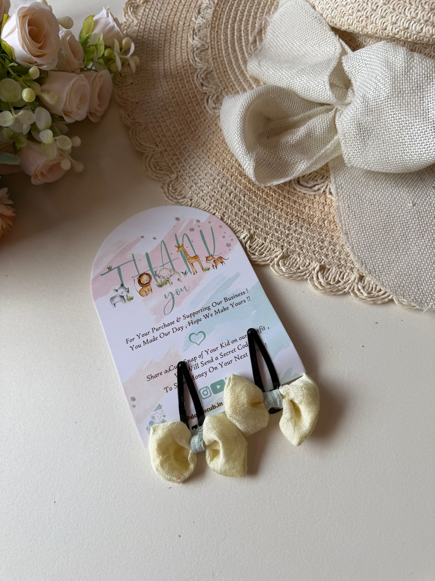 Light Yellow Hair Pin