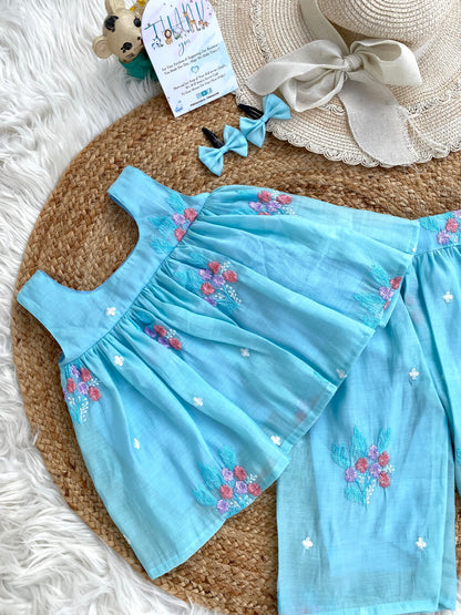 Mul Chanderi Aline Coord Set