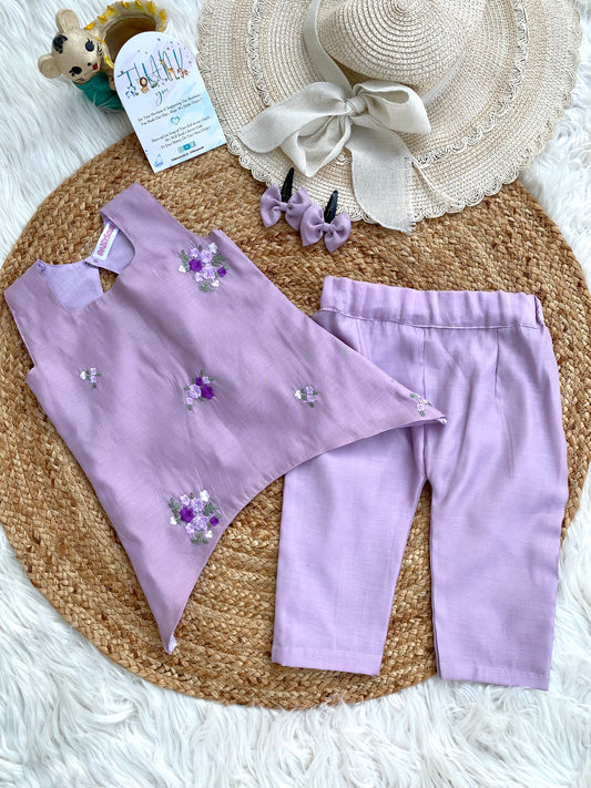 Mul Chanderi Aline Coord Set
