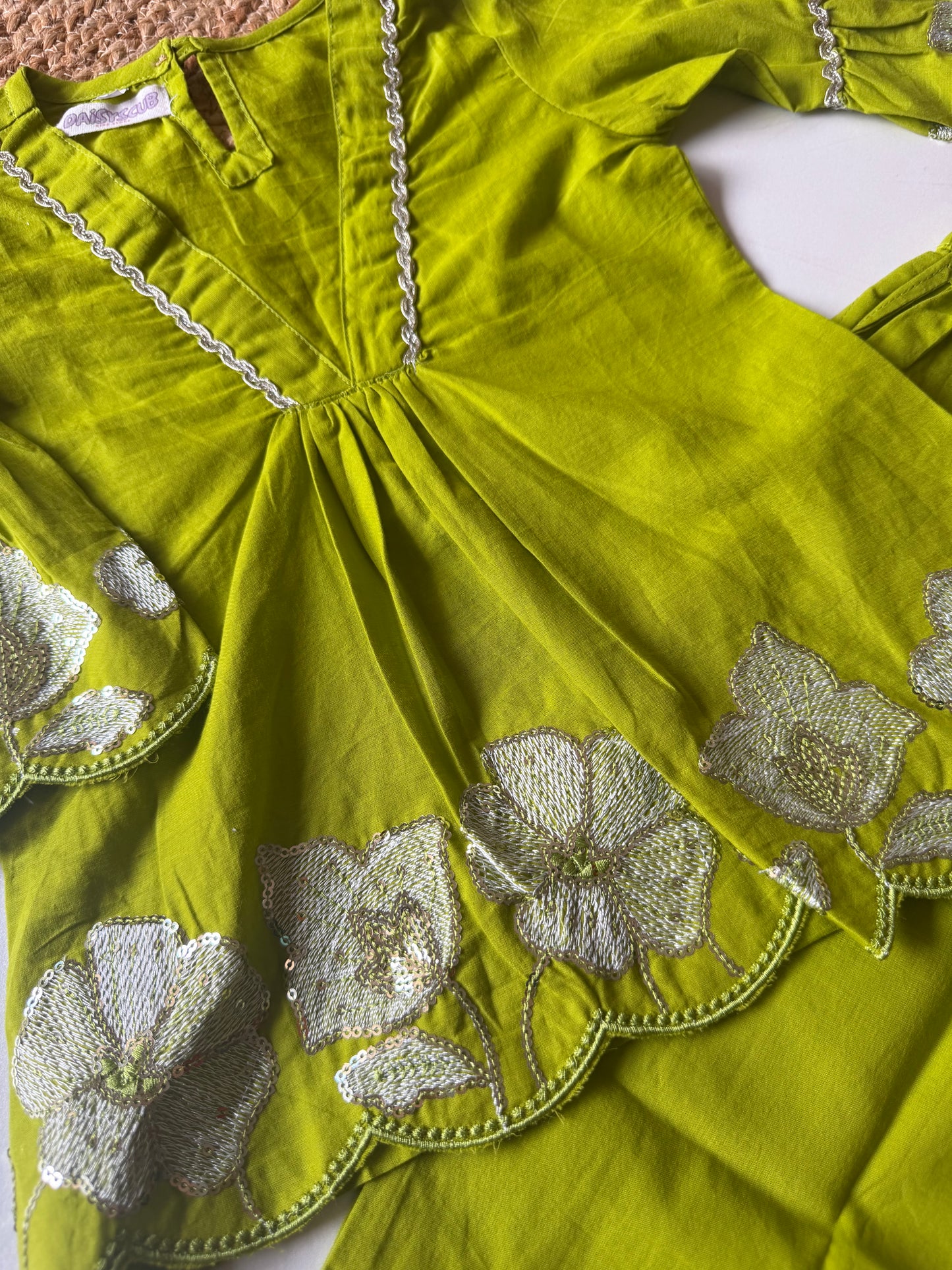 Soft Cotton Sequins Coord set