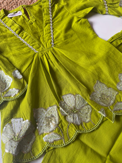 Soft Cotton Sequins Coord set
