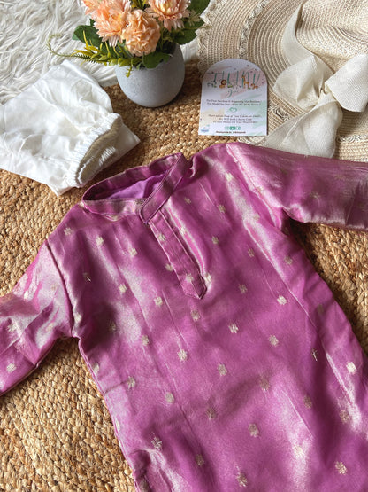 Tissue Butti Kurta Set