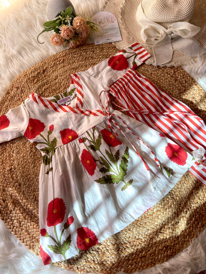 Mul Cotton Floral Anarkali in 2 Colours