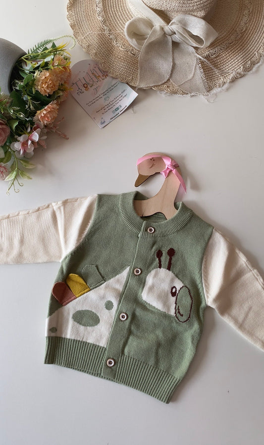 Green Animal Theme Sweatshirt