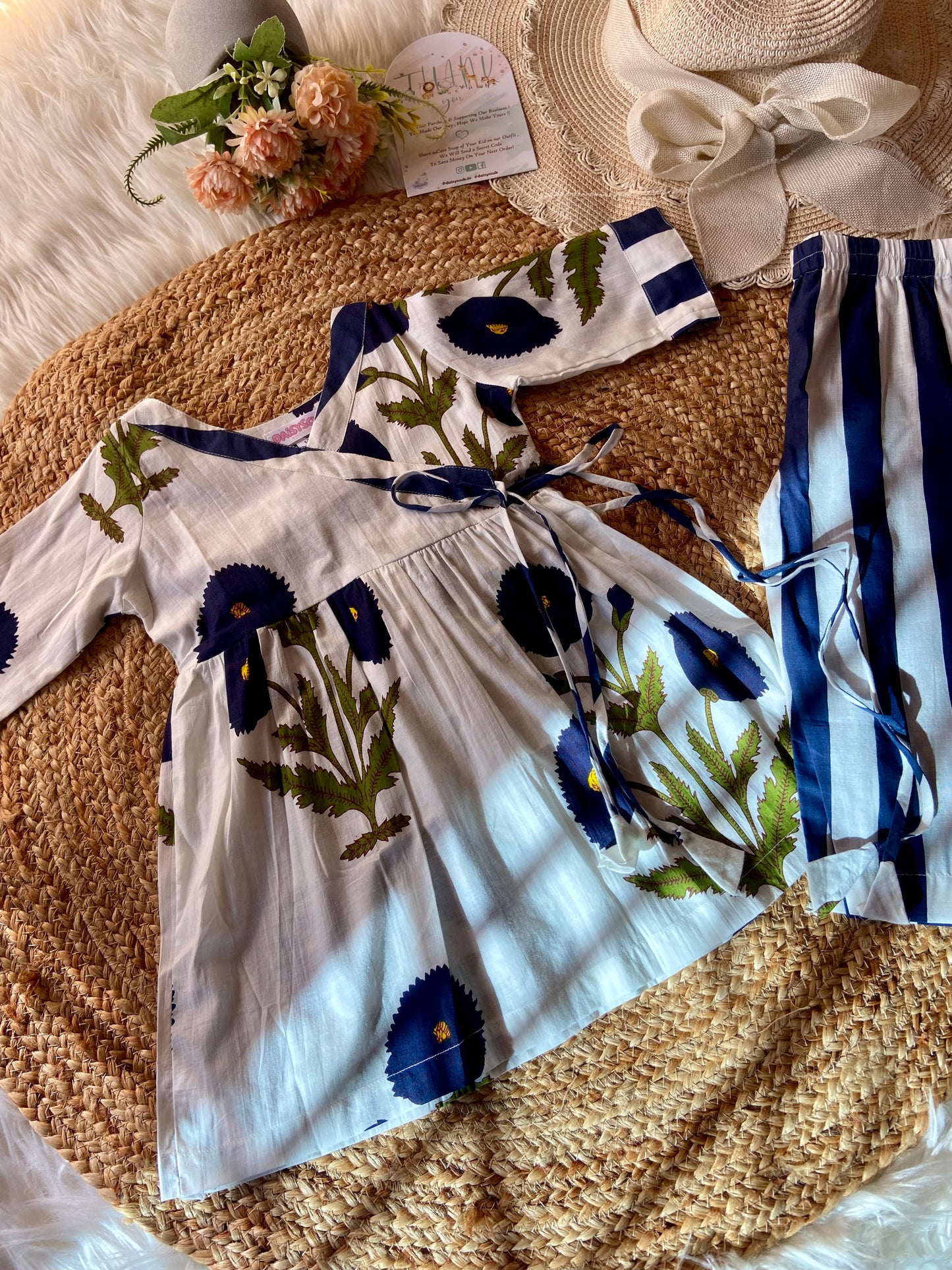 Mul Cotton Floral Anarkali in 2 Colours