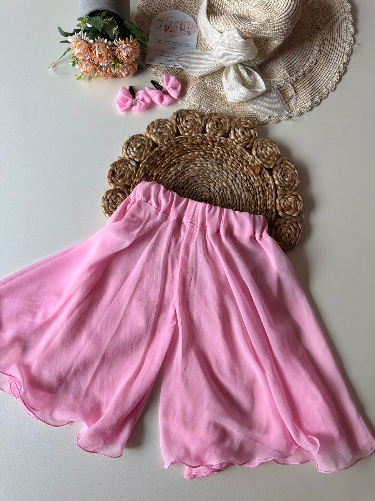 Cosmos Sequins Work Peplum Co-ord Set