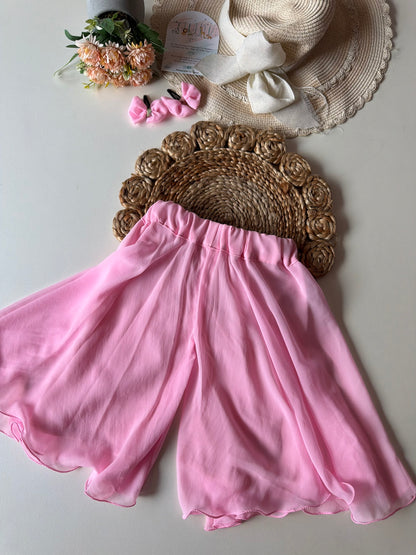 Cosmos Sequins Work Peplum Co-ord Set