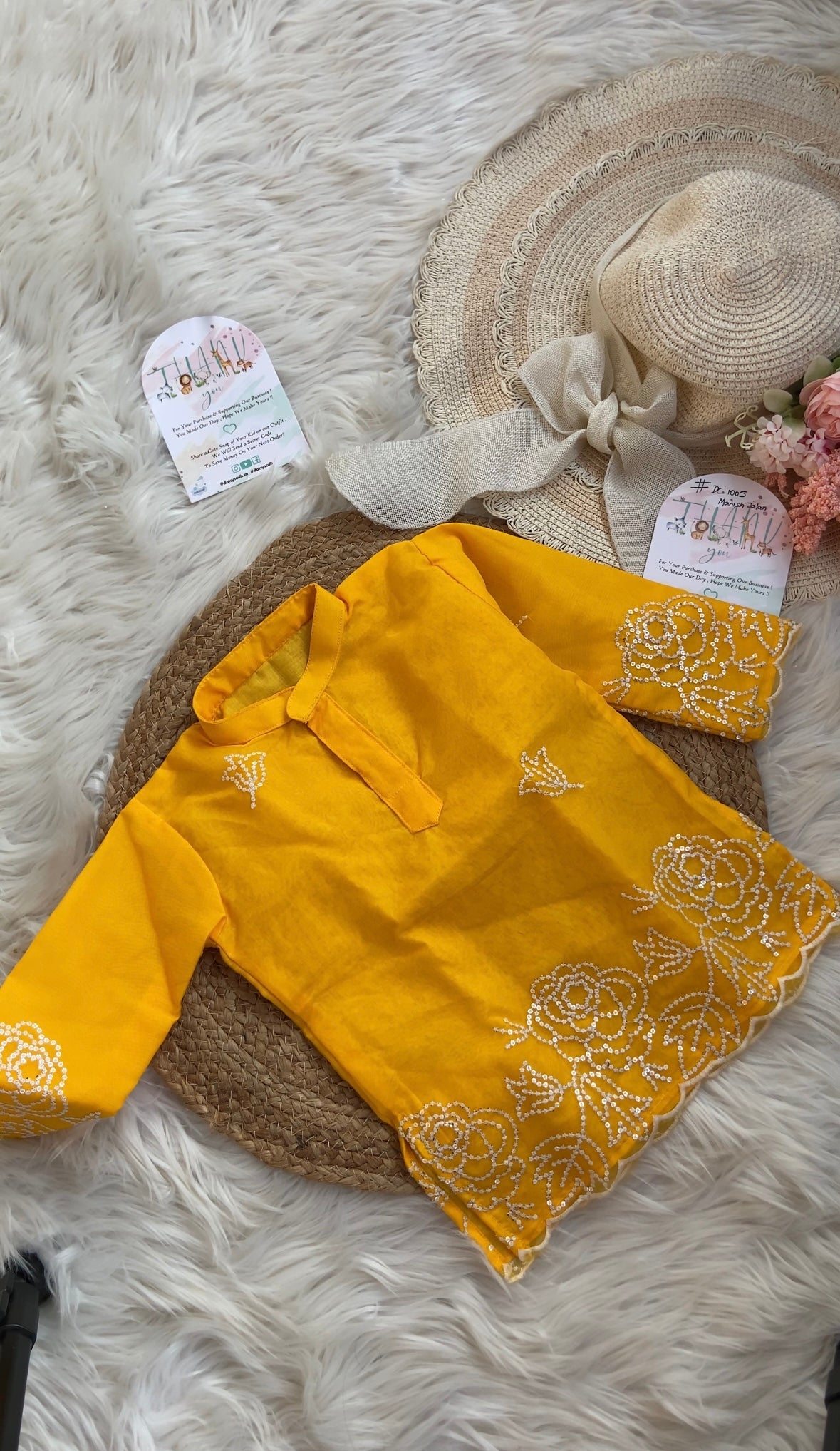 Floral Kurta Set ( Kurta with Pants )