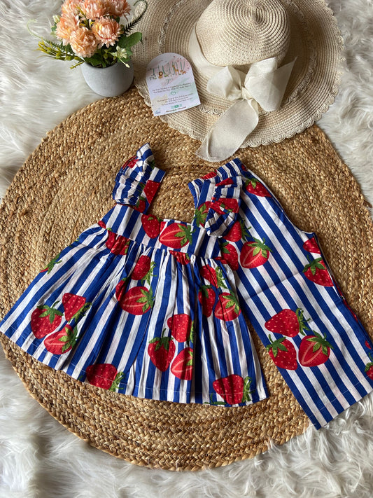 Strawberry Striped Co/Ord Set
