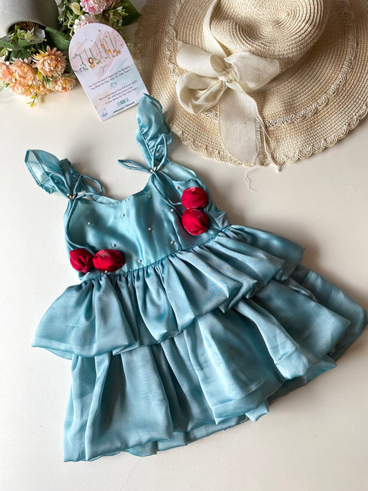 Two layered Tulip Designer Frock