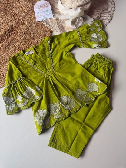 Soft Cotton Sequins Coord set