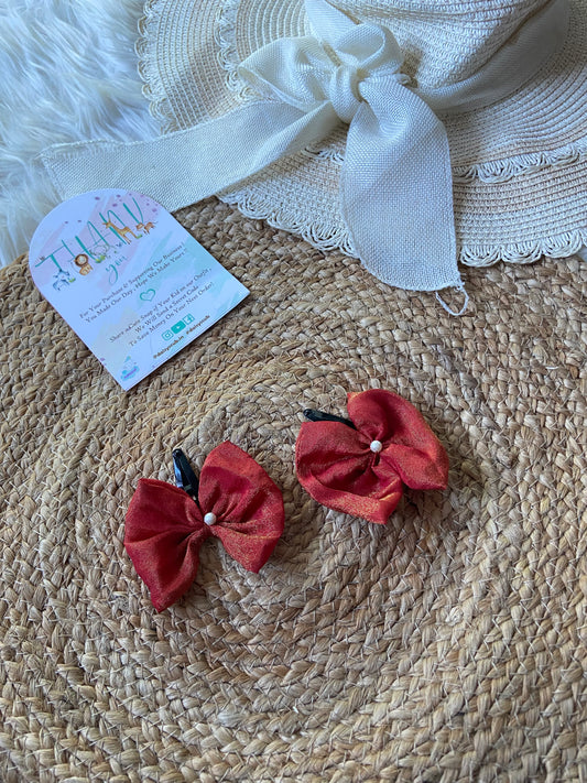 Rust orange Hair Pin