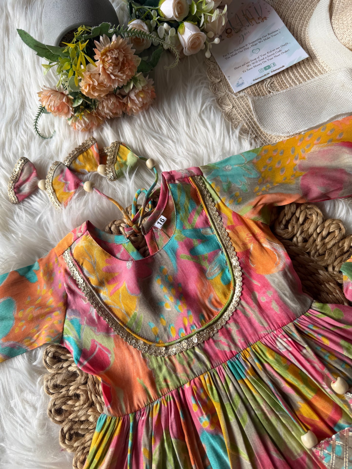 Muslin Classic Partywear Anarkali with Pants