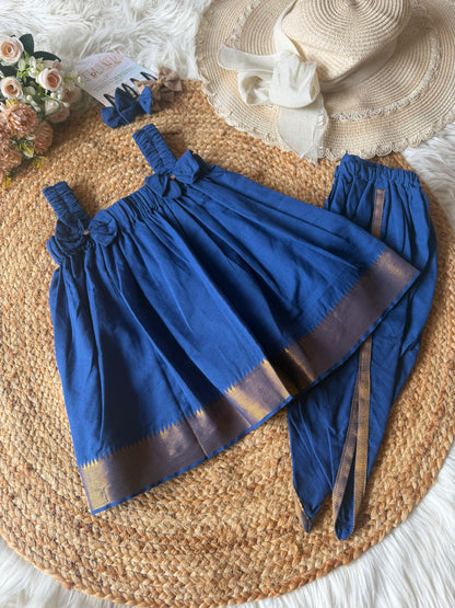 South Cotton Comfortable Coord Set - BLUE