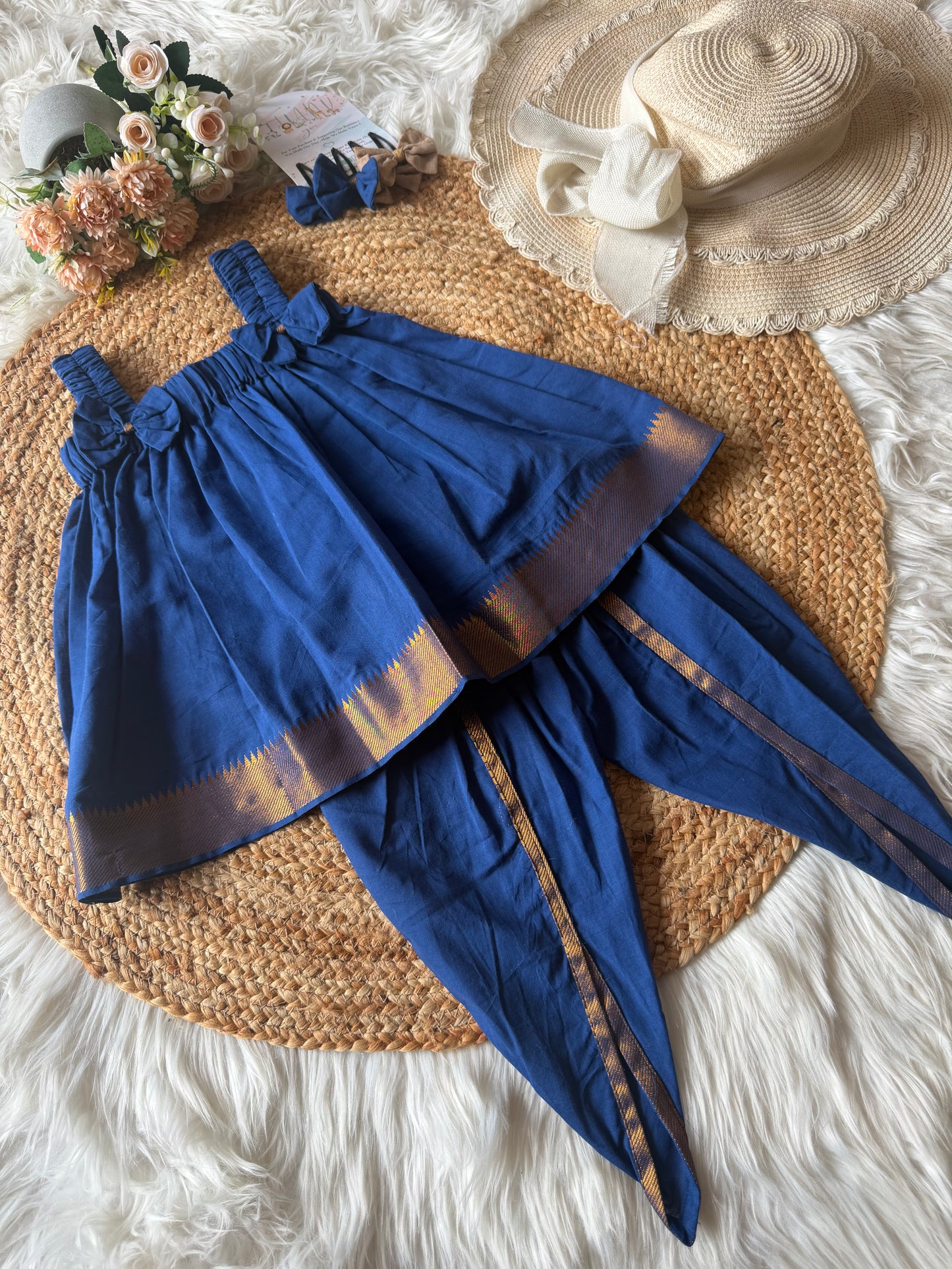 South Cotton Comfortable Coord Set - BLUE