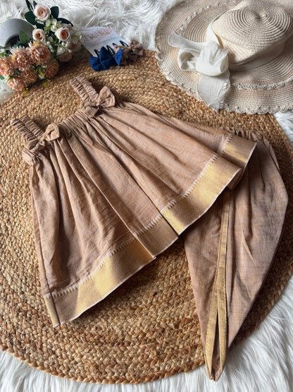 South Cotton Comfortable Coord Set - CREAM