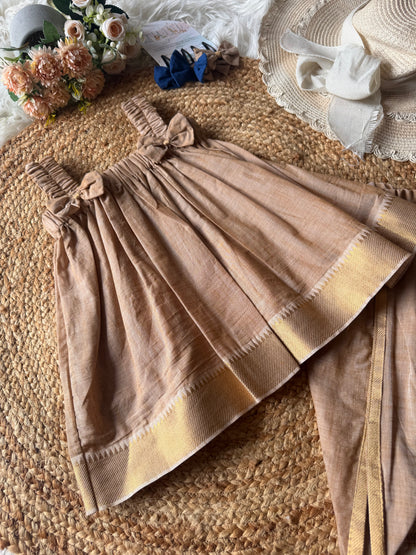 South Cotton Comfortable Coord Set - CREAM