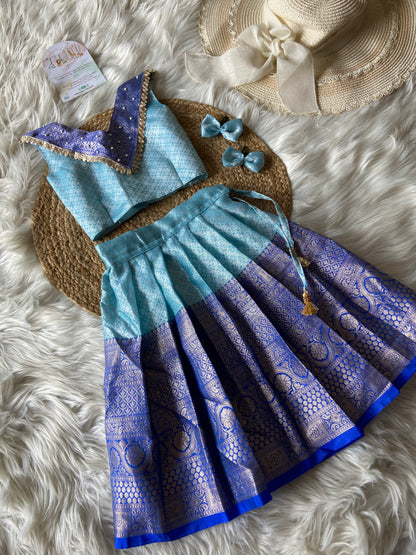 Silk Designer Pearl Lehenga