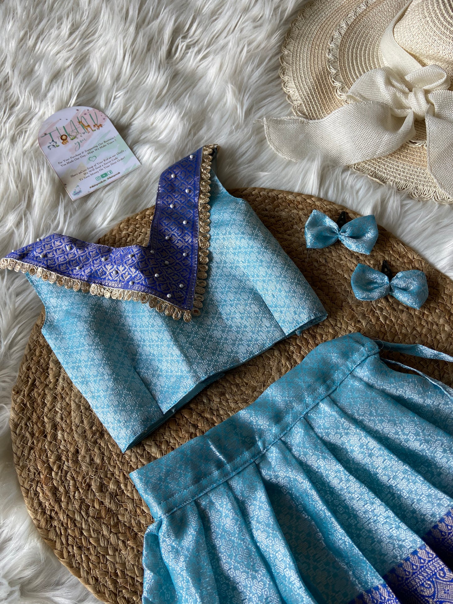 Silk Designer Pearl Lehenga