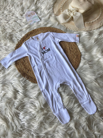 I love Mom Sleepsuit (Pack of 3 )
