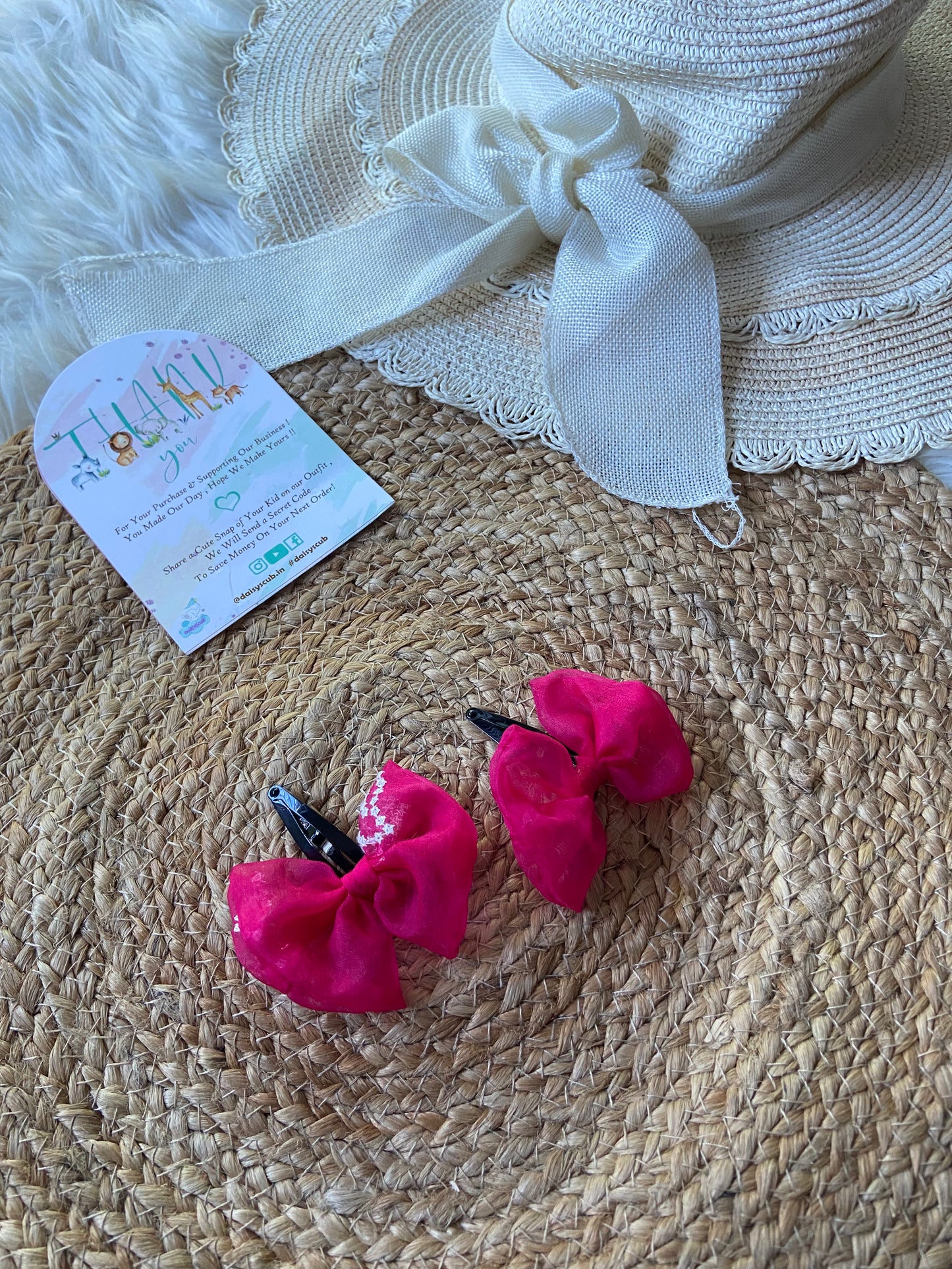 Organza Hair Pin in 3 Colors