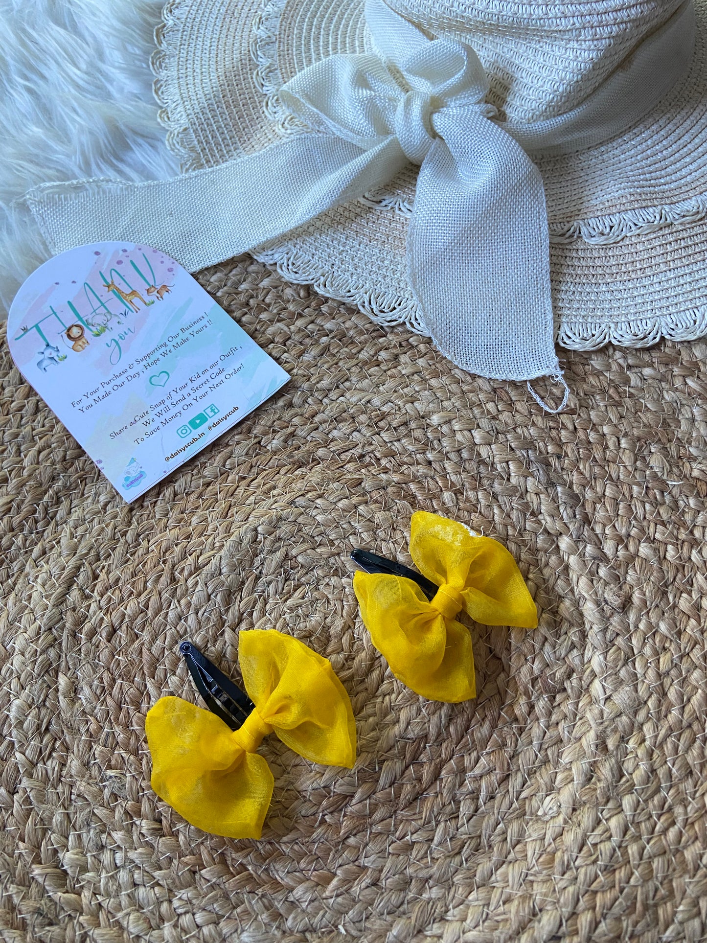 Organza Hair Pin in 3 Colors