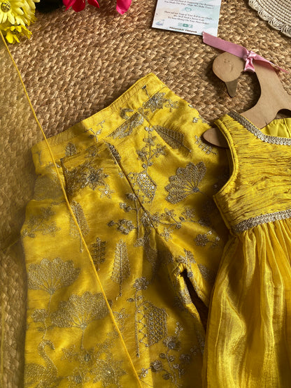 Sequence Embroidery Kurti with Pant and Dupatta in 3 Colors