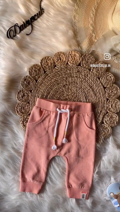 Zip-up Peach Co-ord Set
