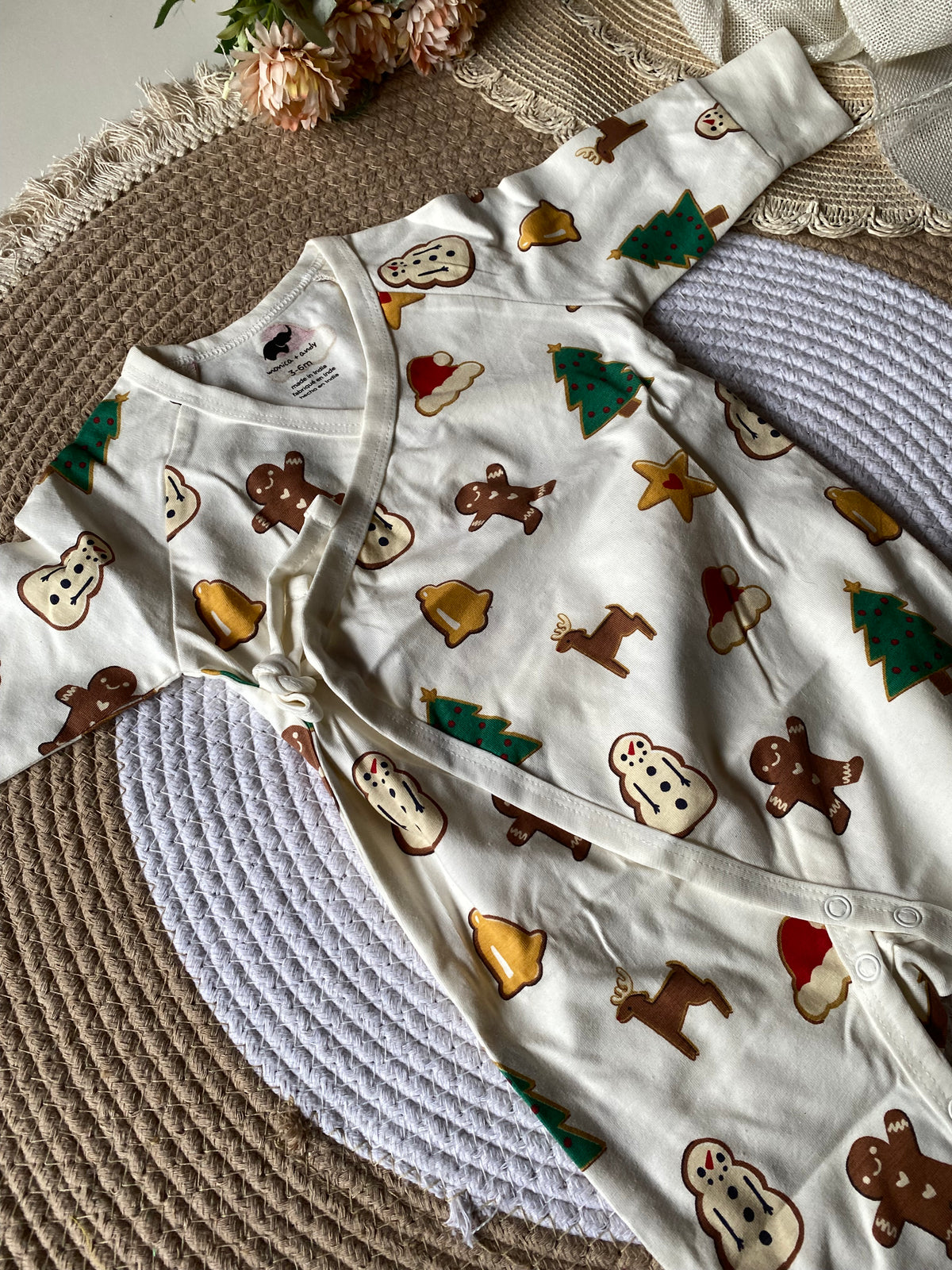 Diwali Sale Onesie 3-6 Months (Organic Cotton) D26434
