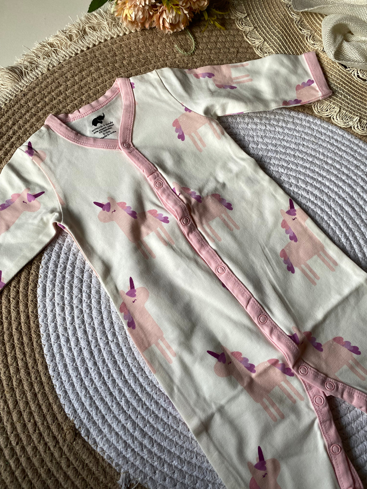 Diwali Sale Onesie 0-3 Months (Organic Cotton) D26415