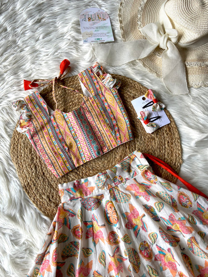 Pure Cotton Lehenga Set