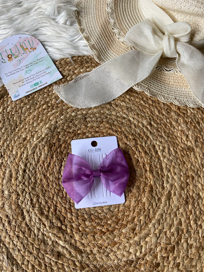 Color Hair Bow (Price for Each)