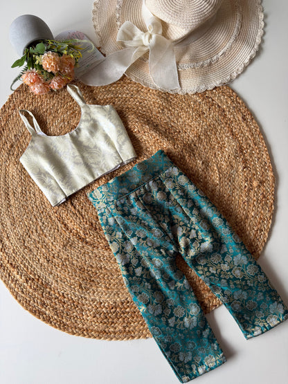Brocade Green Co ord Set